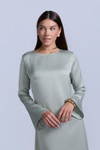 Slip Long Sleeve Dress