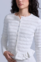 Pointelle Cardigan