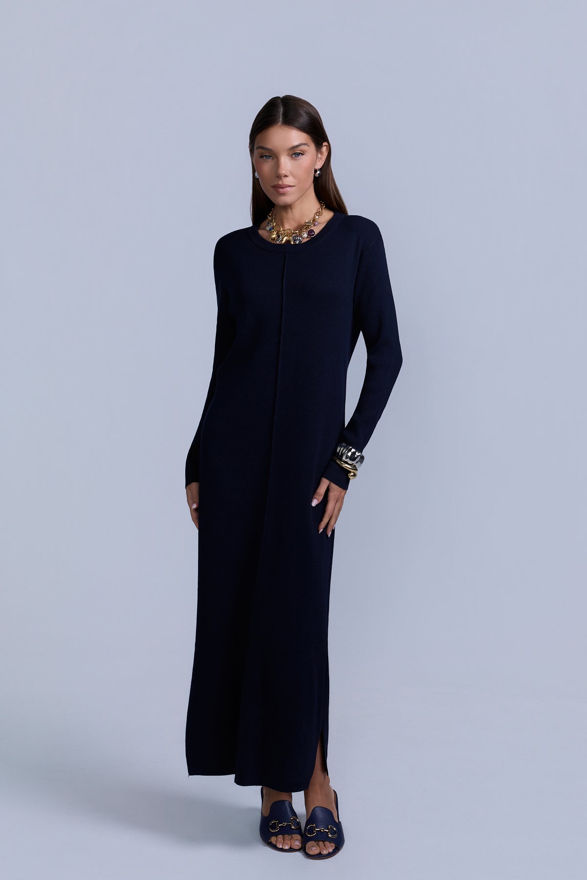 Knitted maxi dress