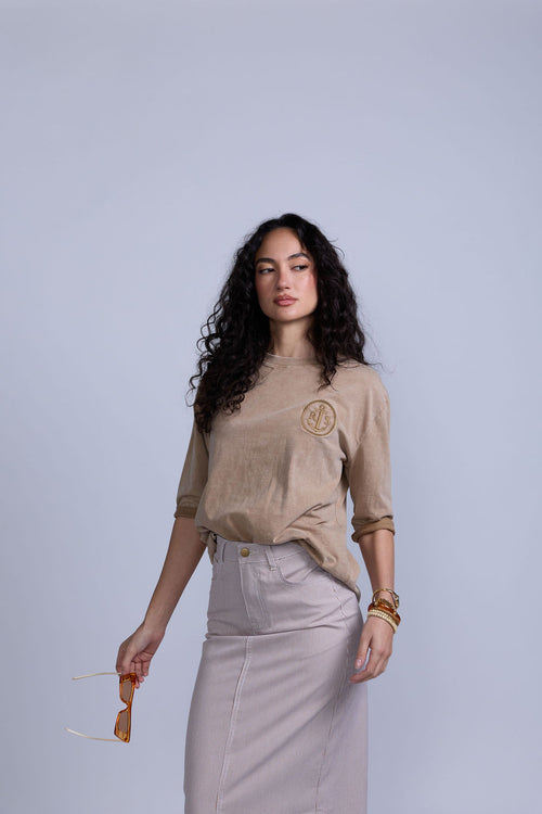 Anchor Crest Oversized Tee