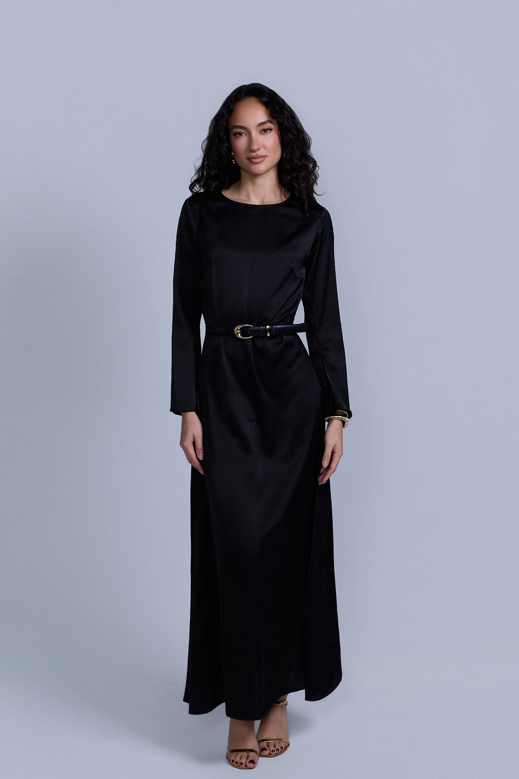 Slip Long Sleeve Dress