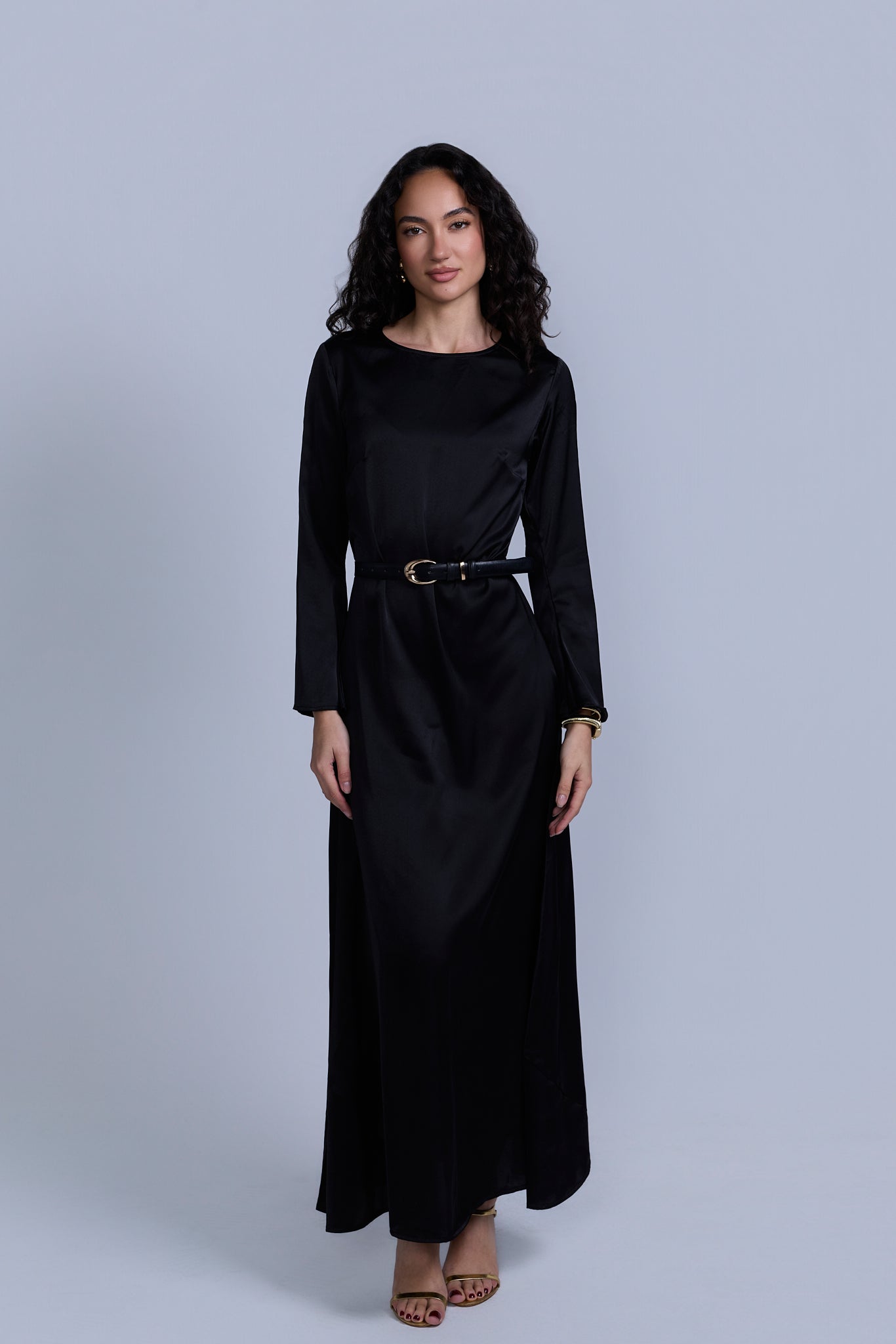 Slip Long Sleeve Dress