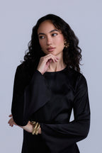 Slip Long Sleeve Dress