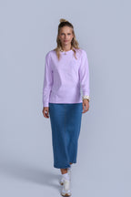 Horsebit Denim Skirt