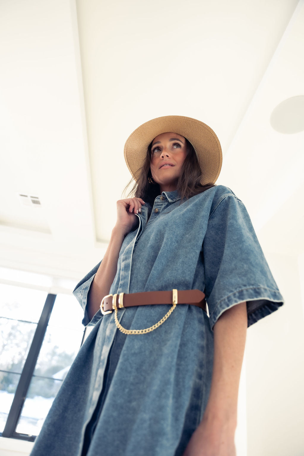 DENIM DRESS