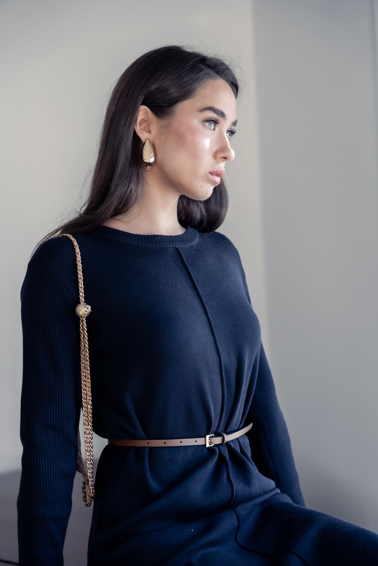 KNITTED MAXI DRESS