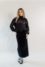 OVERSIZED RAVE - BLACK + PATCH
