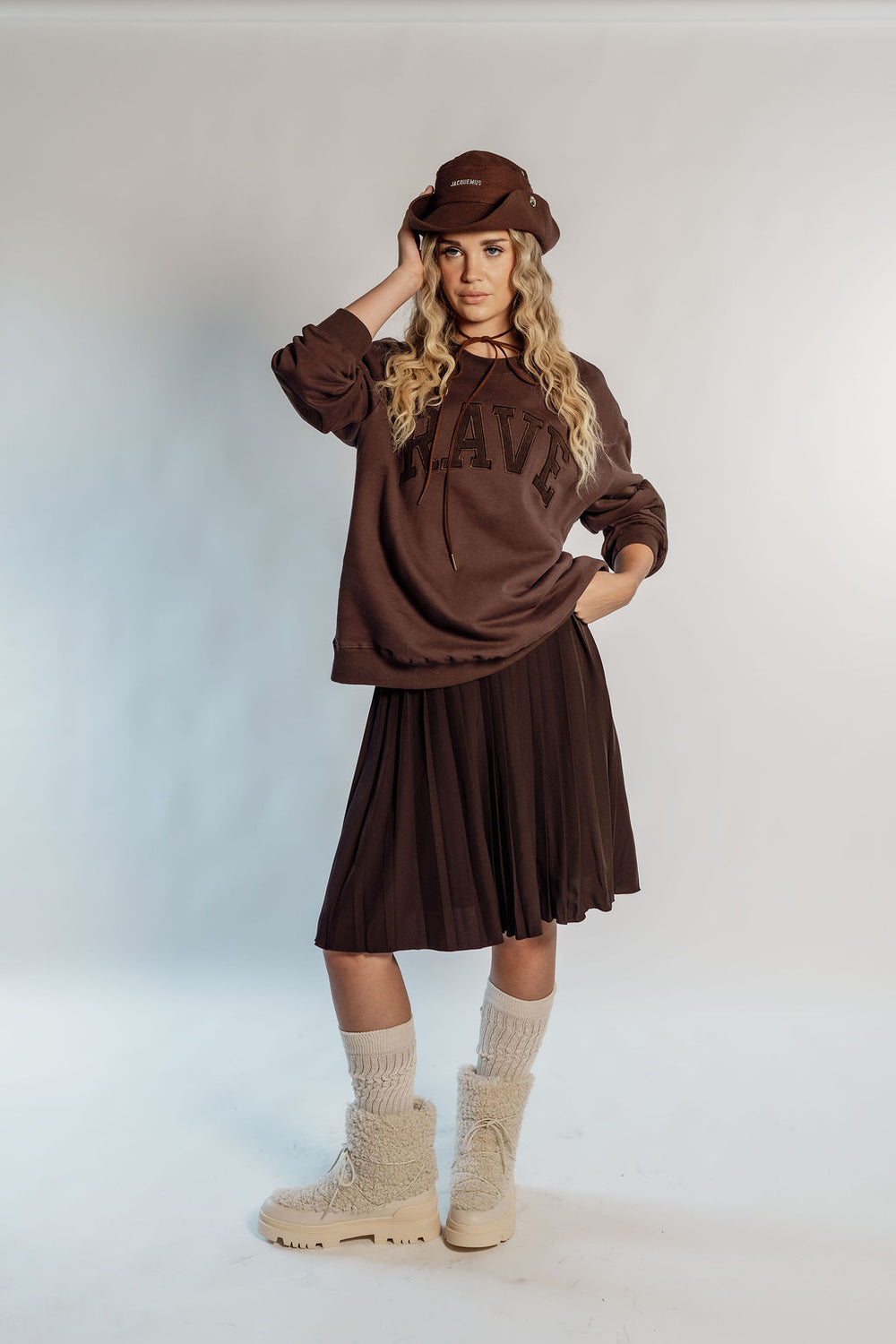 OVERSIZED RAVE - CHOCOLATE CORDUROY PATCH