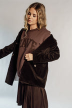 BROWN CORDUROY BLAZER