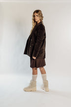 BROWN CORDUROY BLAZER