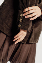 BROWN CORDUROY BLAZER