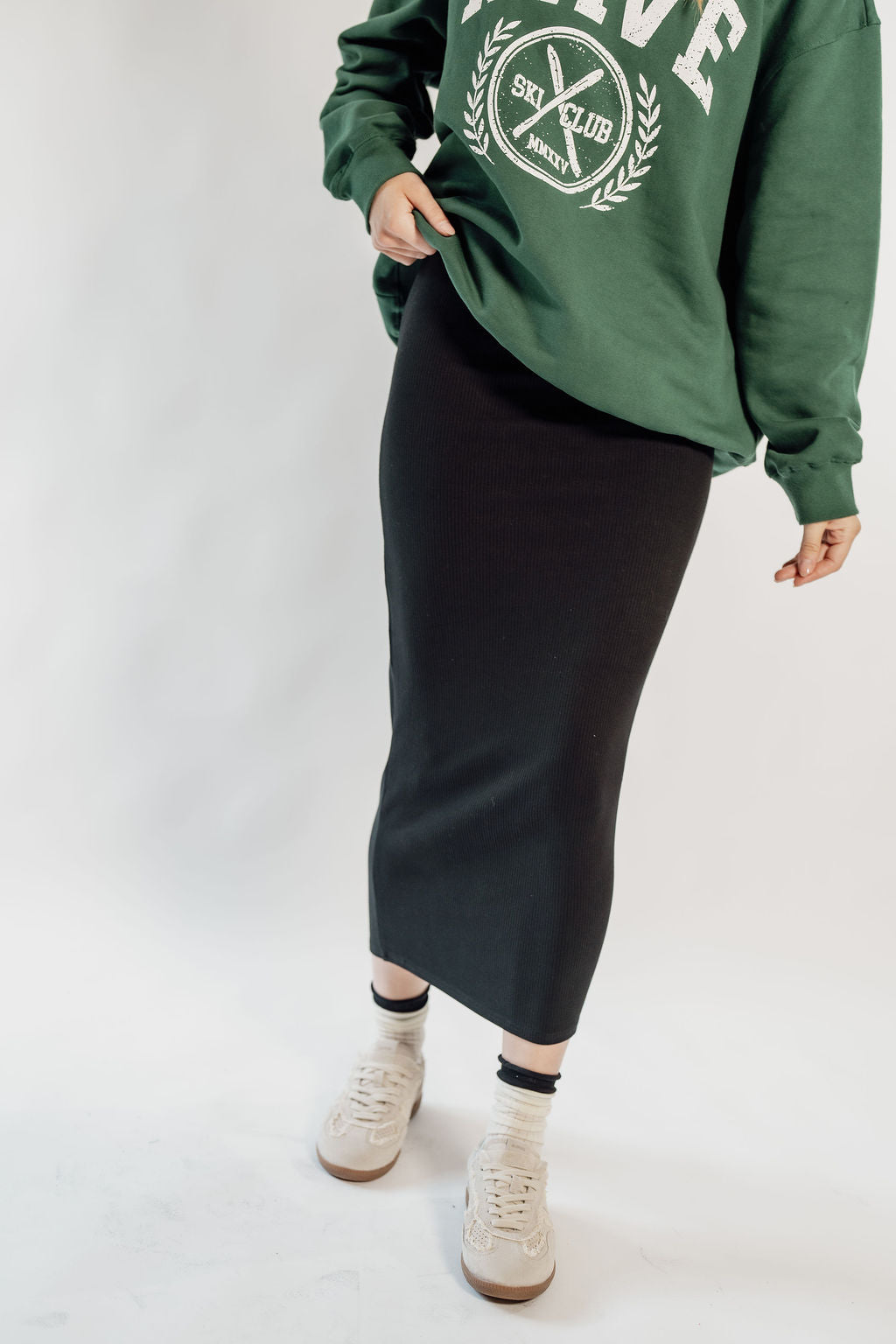 RIBBED SKIRT LEGGINGS