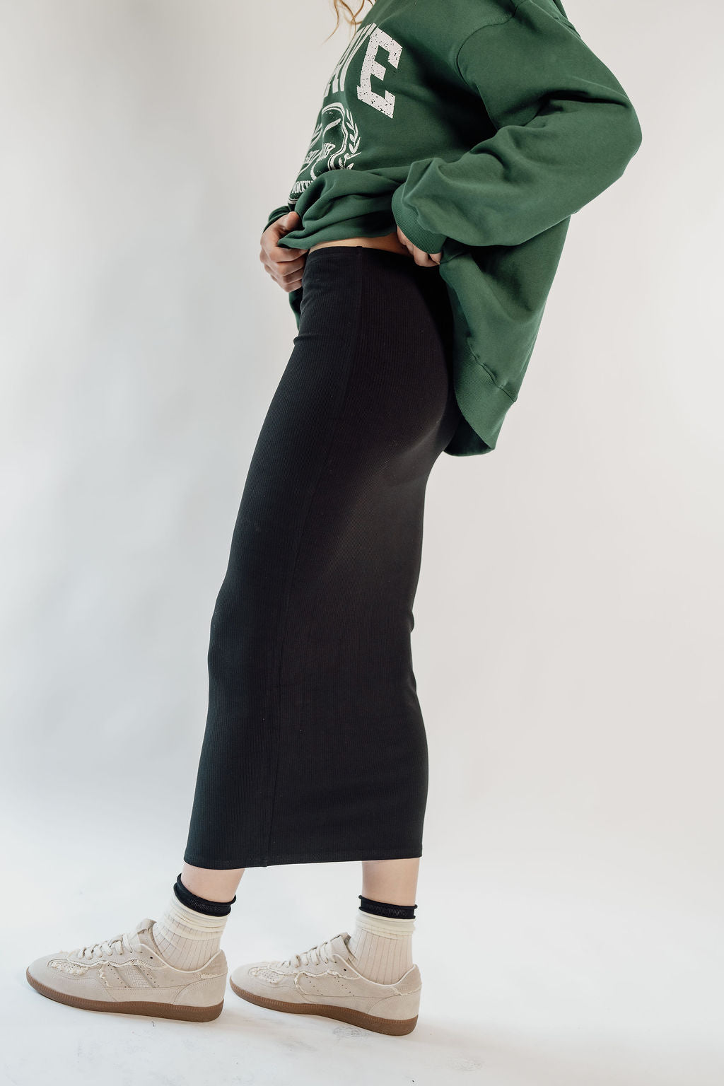 RIBBED SKIRT LEGGINGS