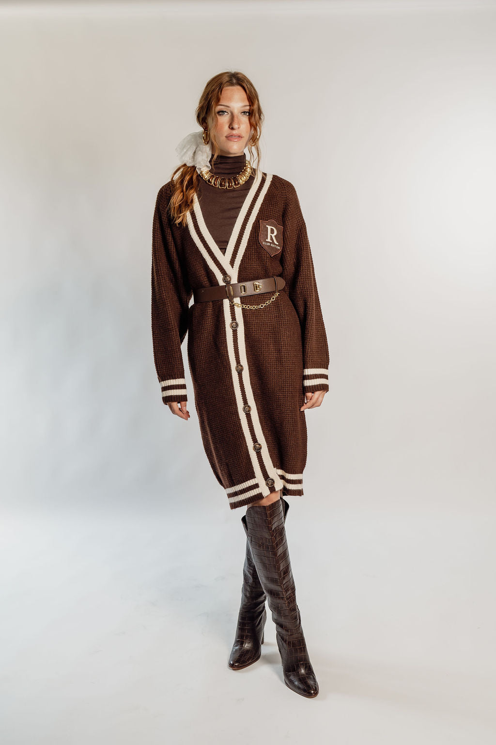 PATCH CARDI DRESS