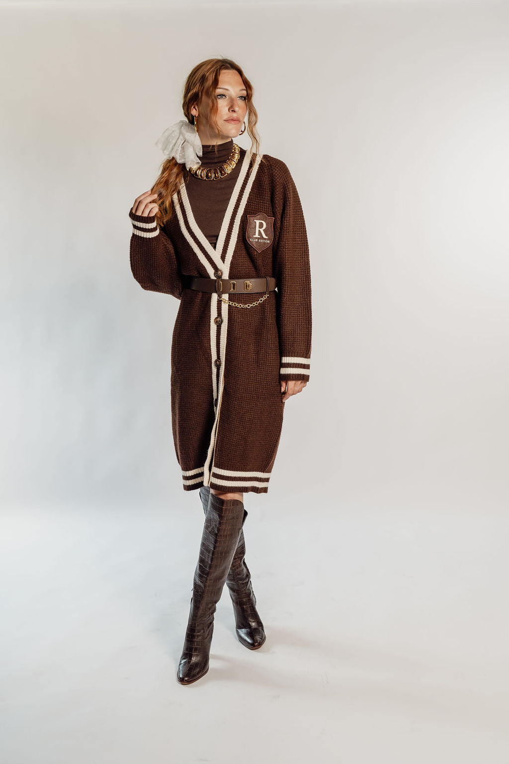 PATCH CARDI DRESS