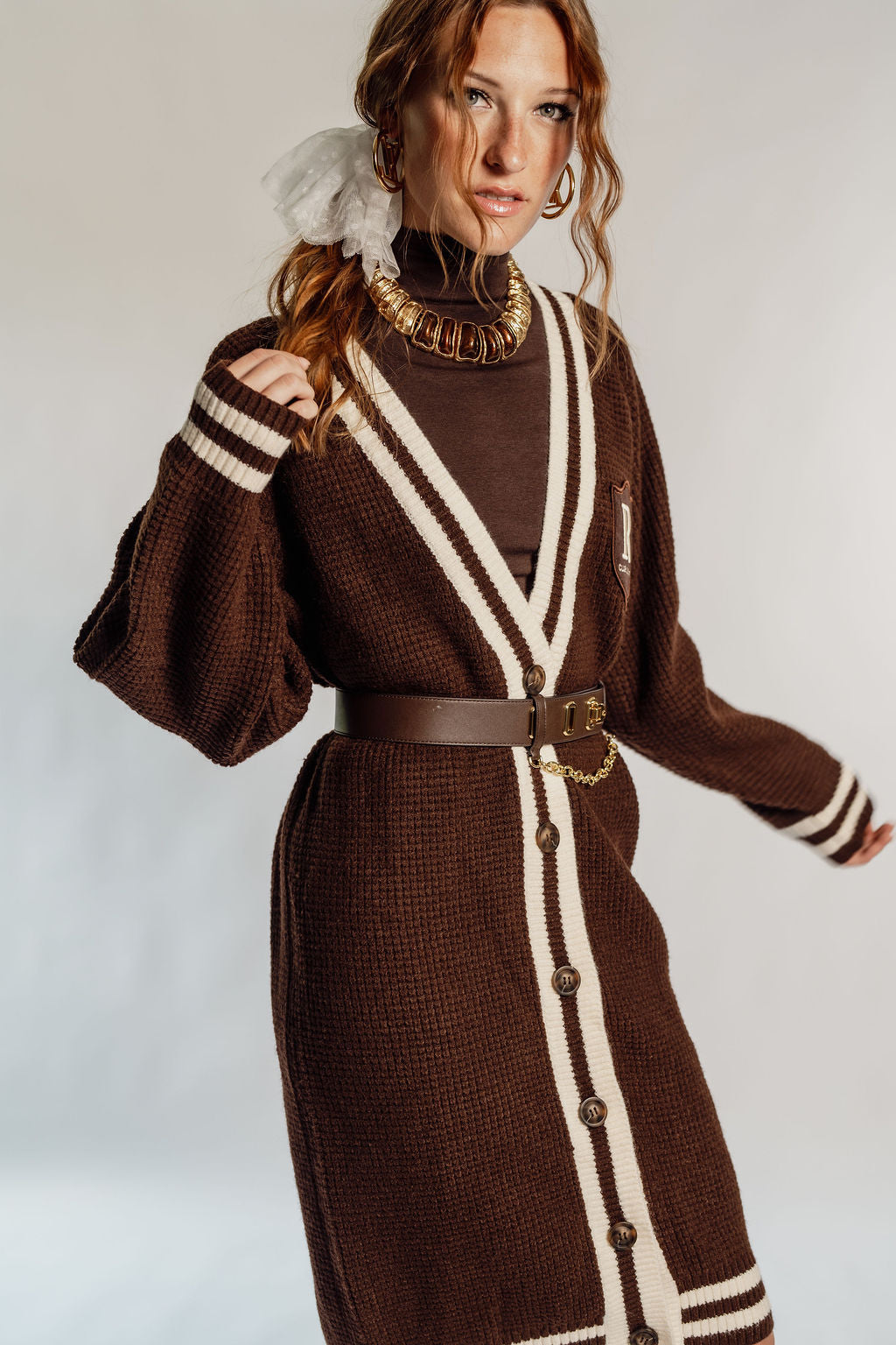 PATCH CARDI DRESS