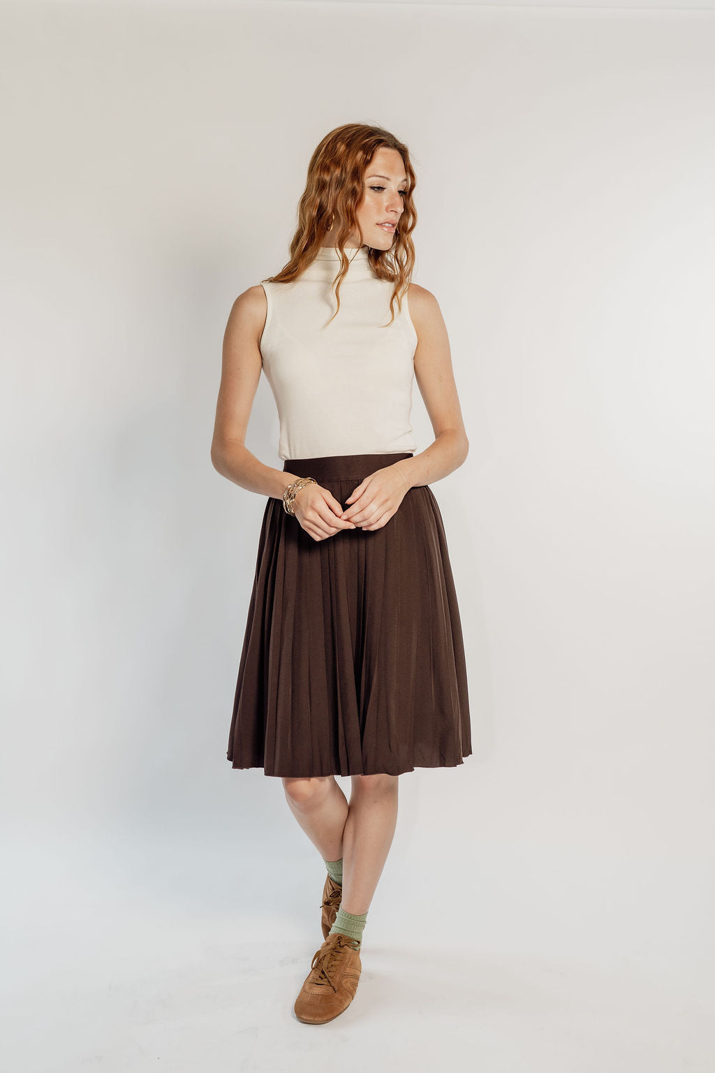 PLEATED SKIRT NEW CLASSIC