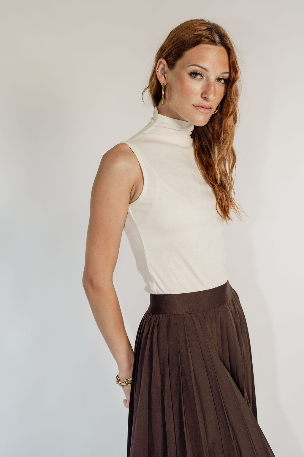 PLEATED SKIRT NEW CLASSIC