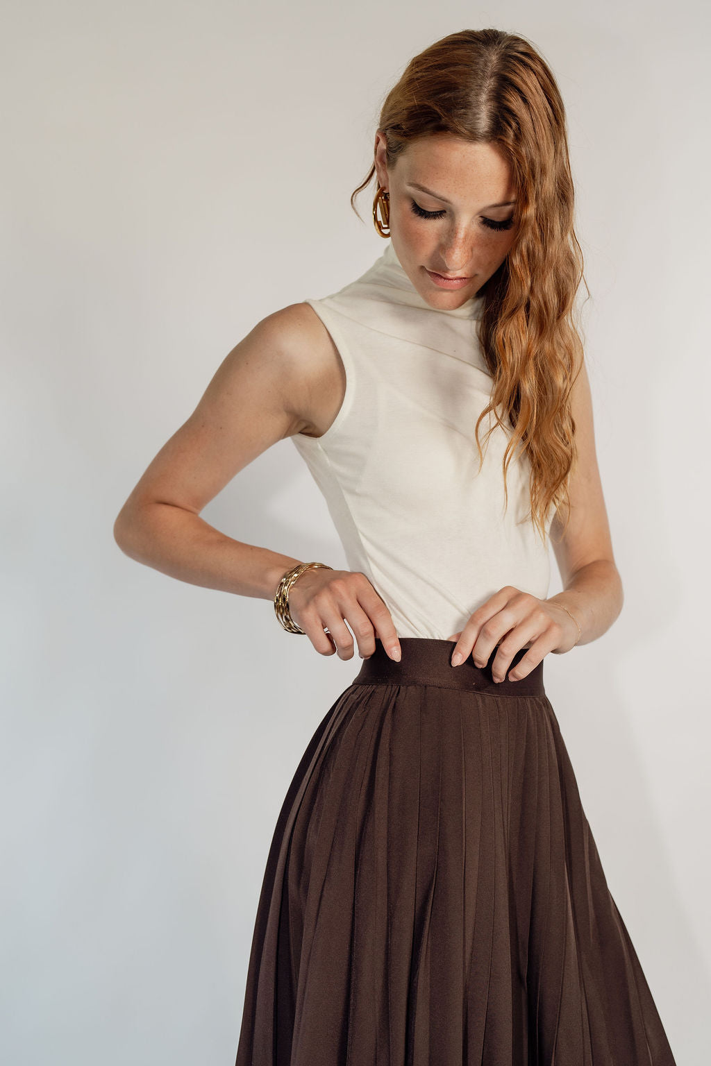 PLEATED SKIRT NEW CLASSIC