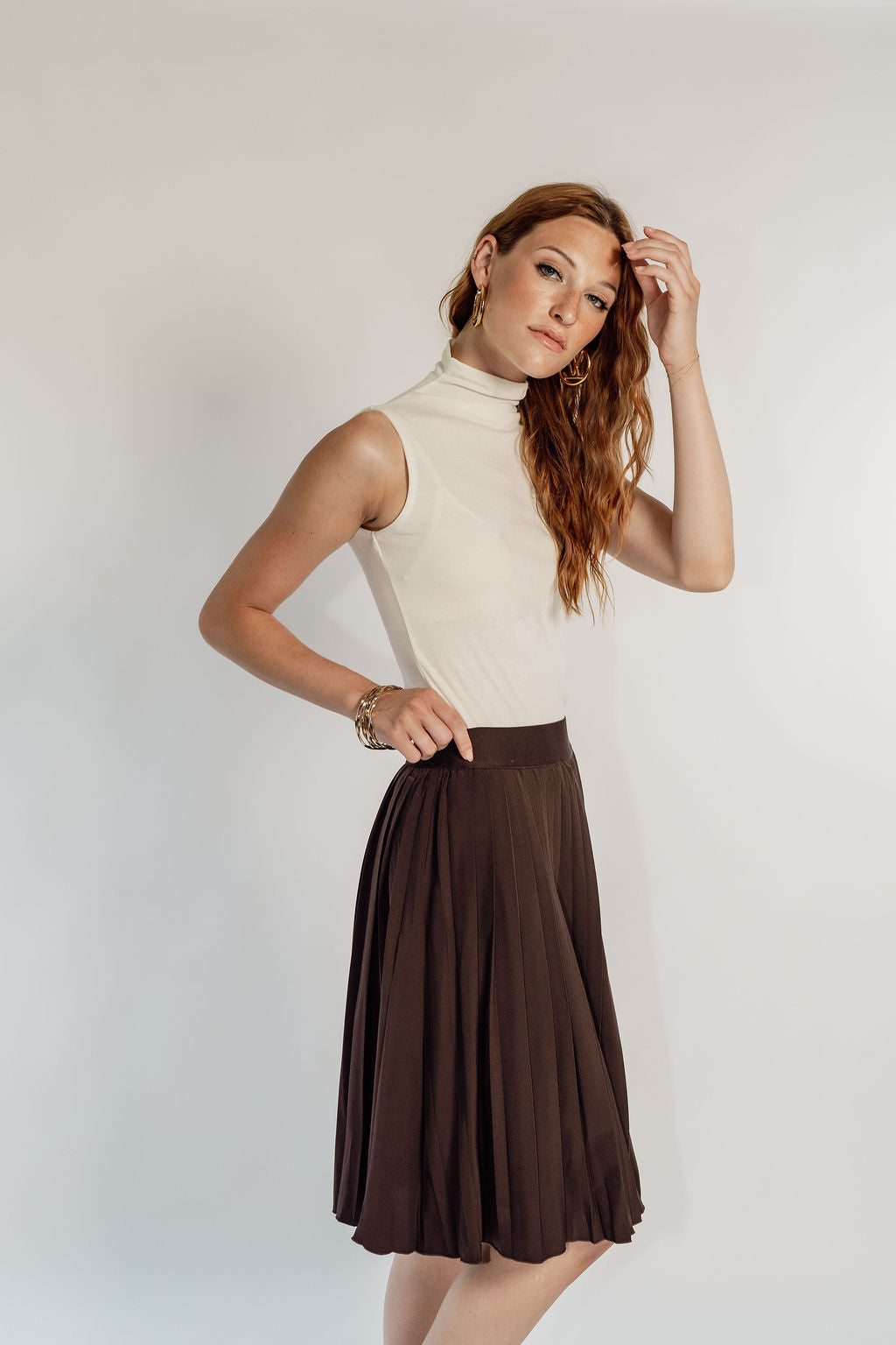 PLEATED SKIRT NEW CLASSIC