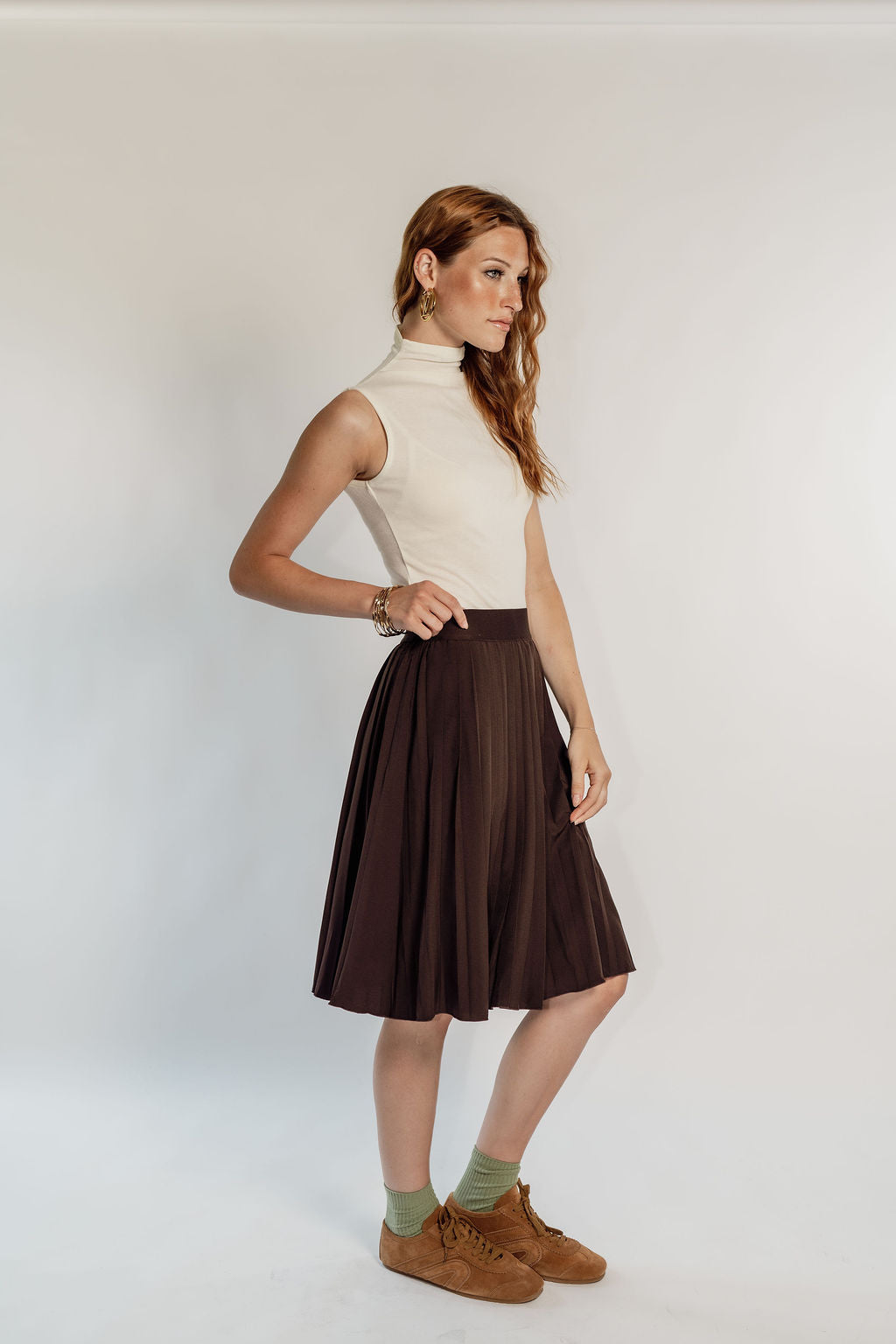 PLEATED SKIRT NEW CLASSIC