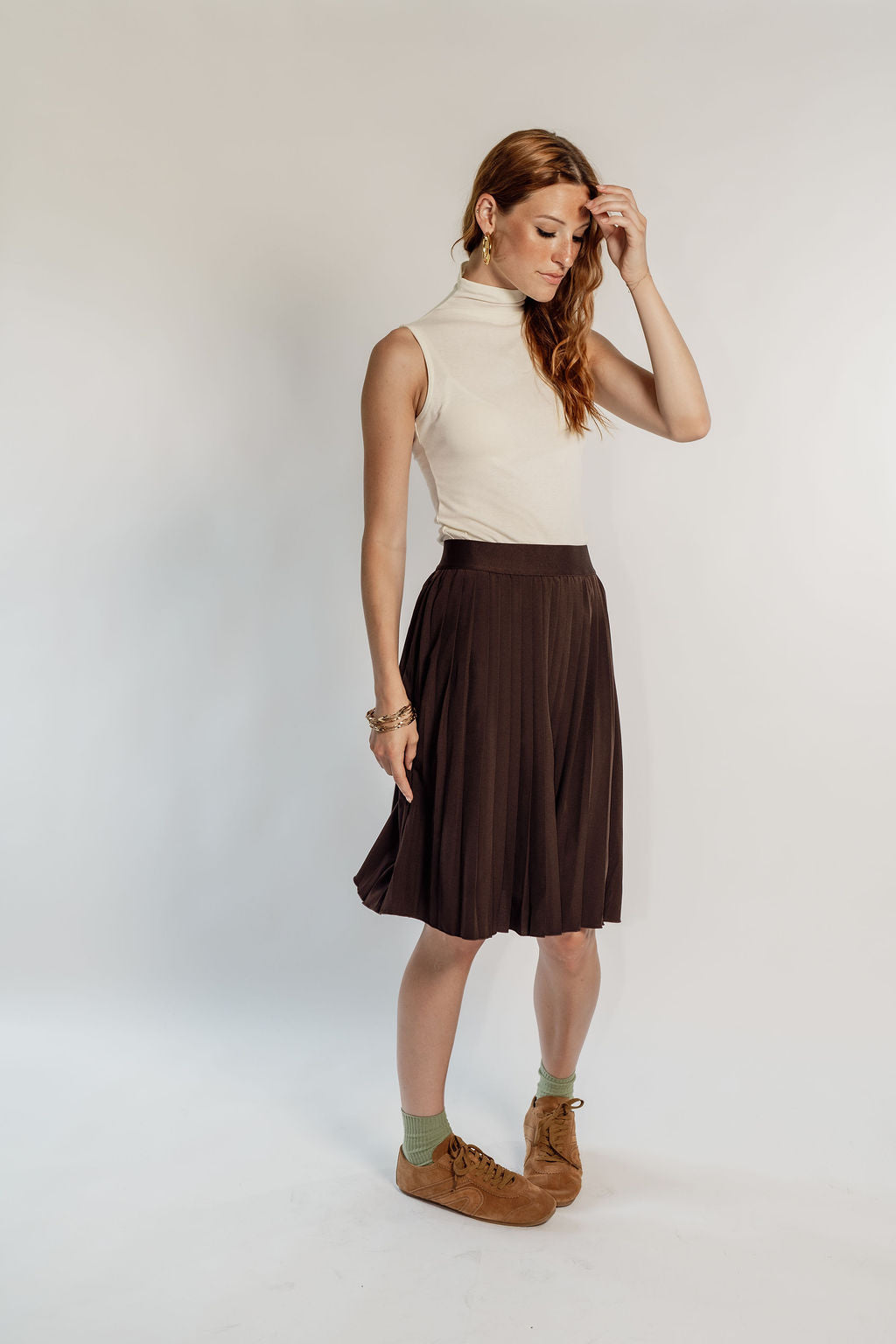PLEATED SKIRT NEW CLASSIC