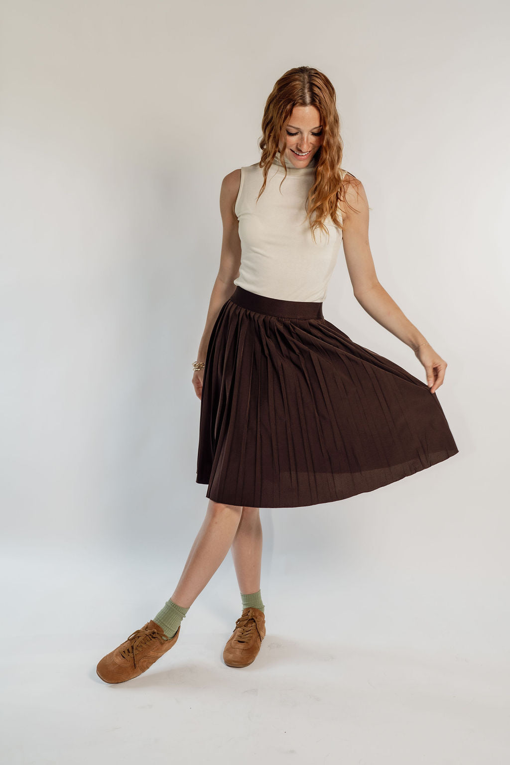 PLEATED SKIRT NEW CLASSIC