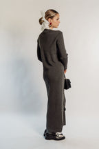 KNITTED MAXI DRESS
