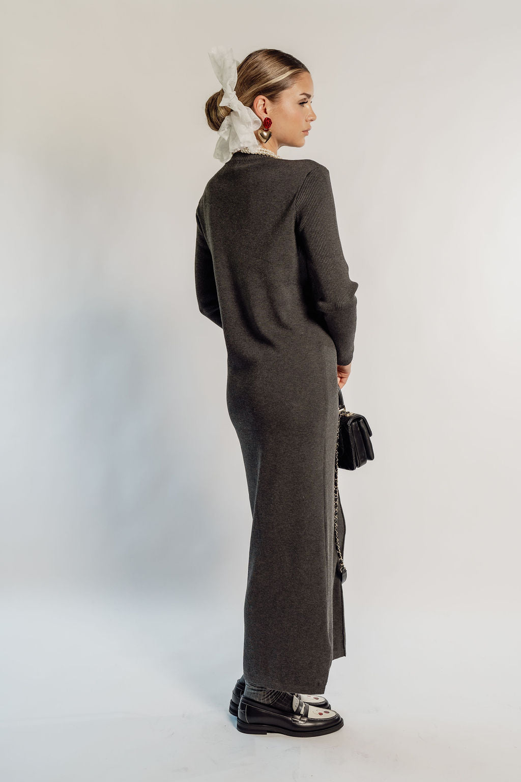 KNITTED MAXI DRESS