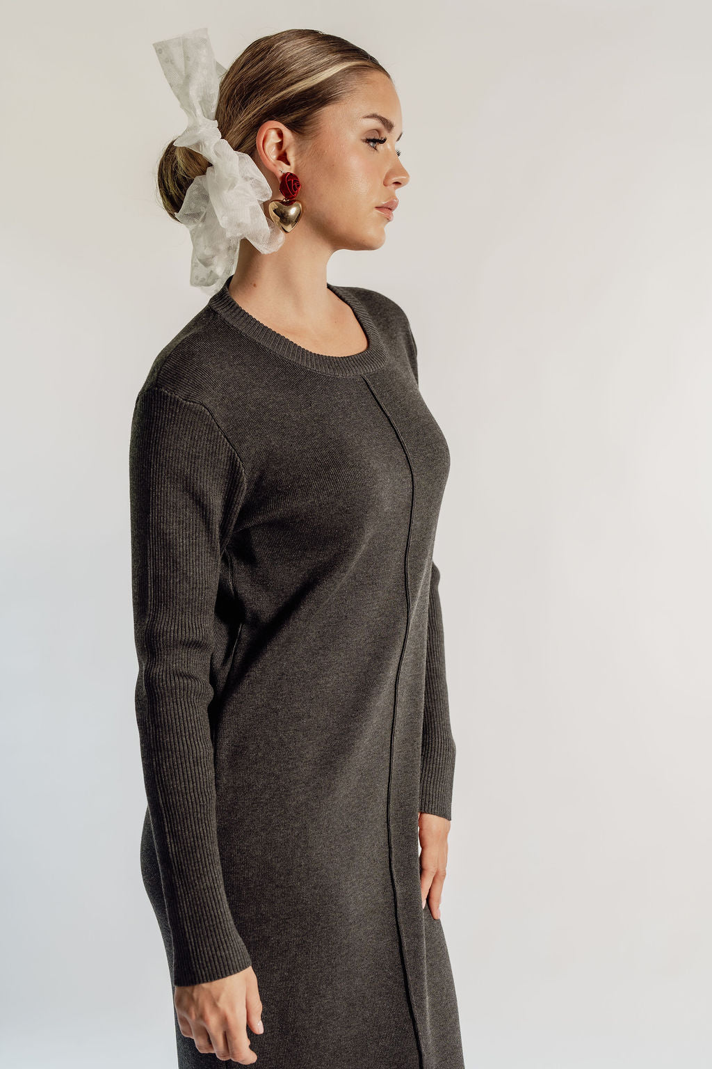 KNITTED MAXI DRESS