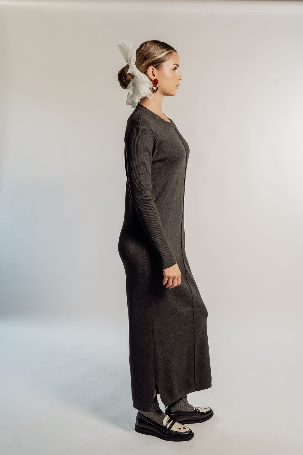 KNITTED MAXI DRESS
