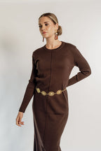 KNITTED MAXI DRESS