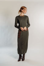 KNITTED MAXI DRESS