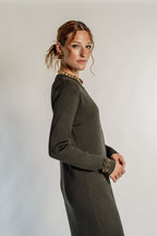 KNITTED MAXI DRESS