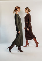 KNITTED MAXI DRESS