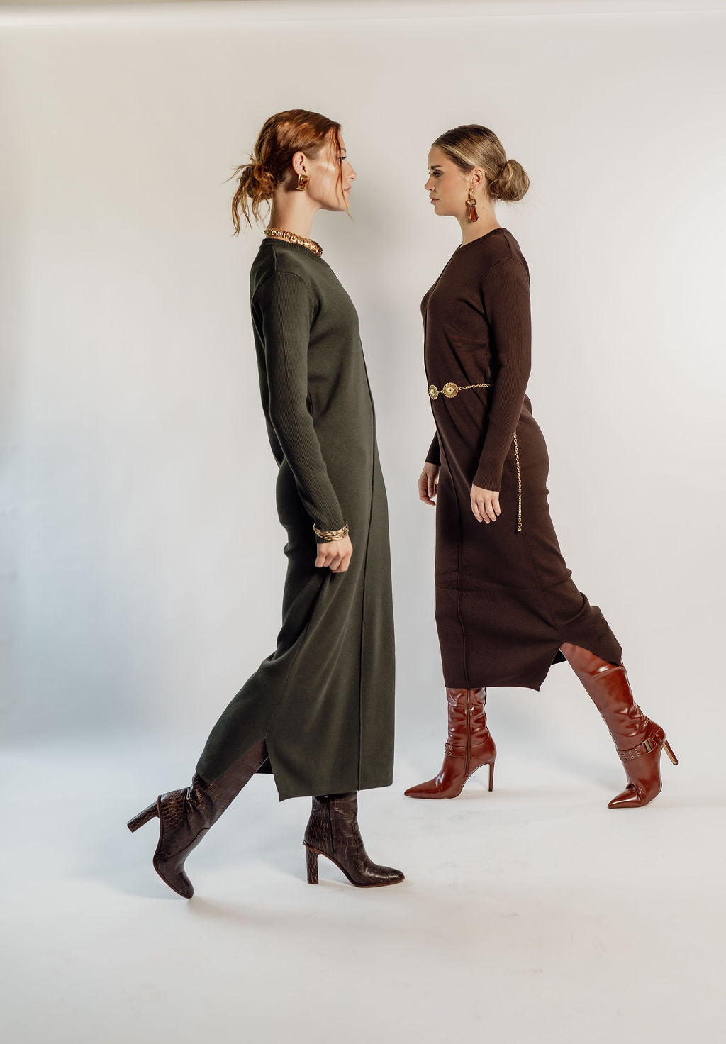 KNITTED MAXI DRESS