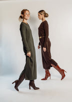 KNITTED MAXI DRESS