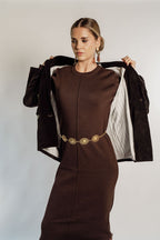 BROWN CORDUROY BLAZER