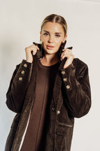 BROWN CORDUROY BLAZER