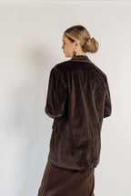BROWN CORDUROY BLAZER