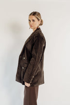 BROWN CORDUROY BLAZER