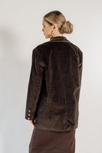 BROWN CORDUROY BLAZER