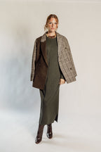 PLAID BLAZER