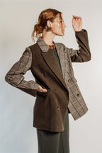 PLAID BLAZER