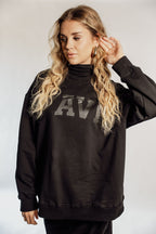 OVERSIZED RAVE - BLACK + PATCH