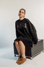 OVERSIZED RAVE - BLACK + PATCH