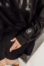 OVERSIZED RAVE - BLACK + PATCH