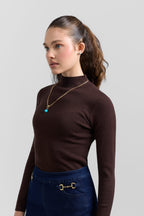 Knit turtleneck