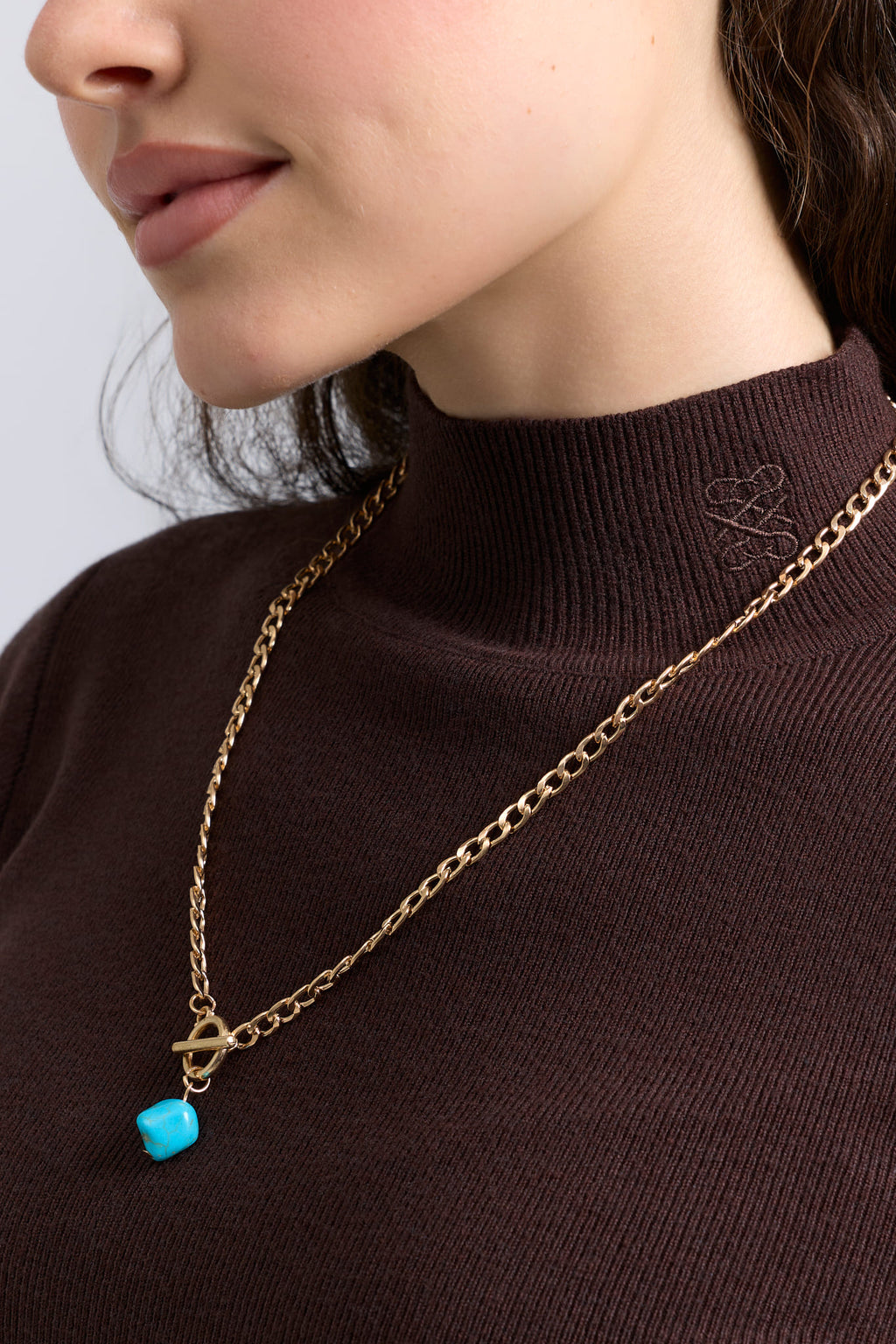 Knit turtleneck