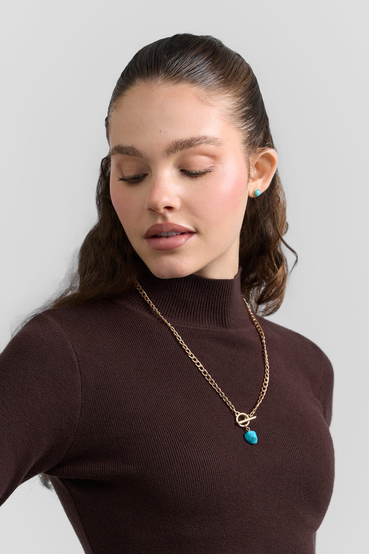 Knit turtleneck
